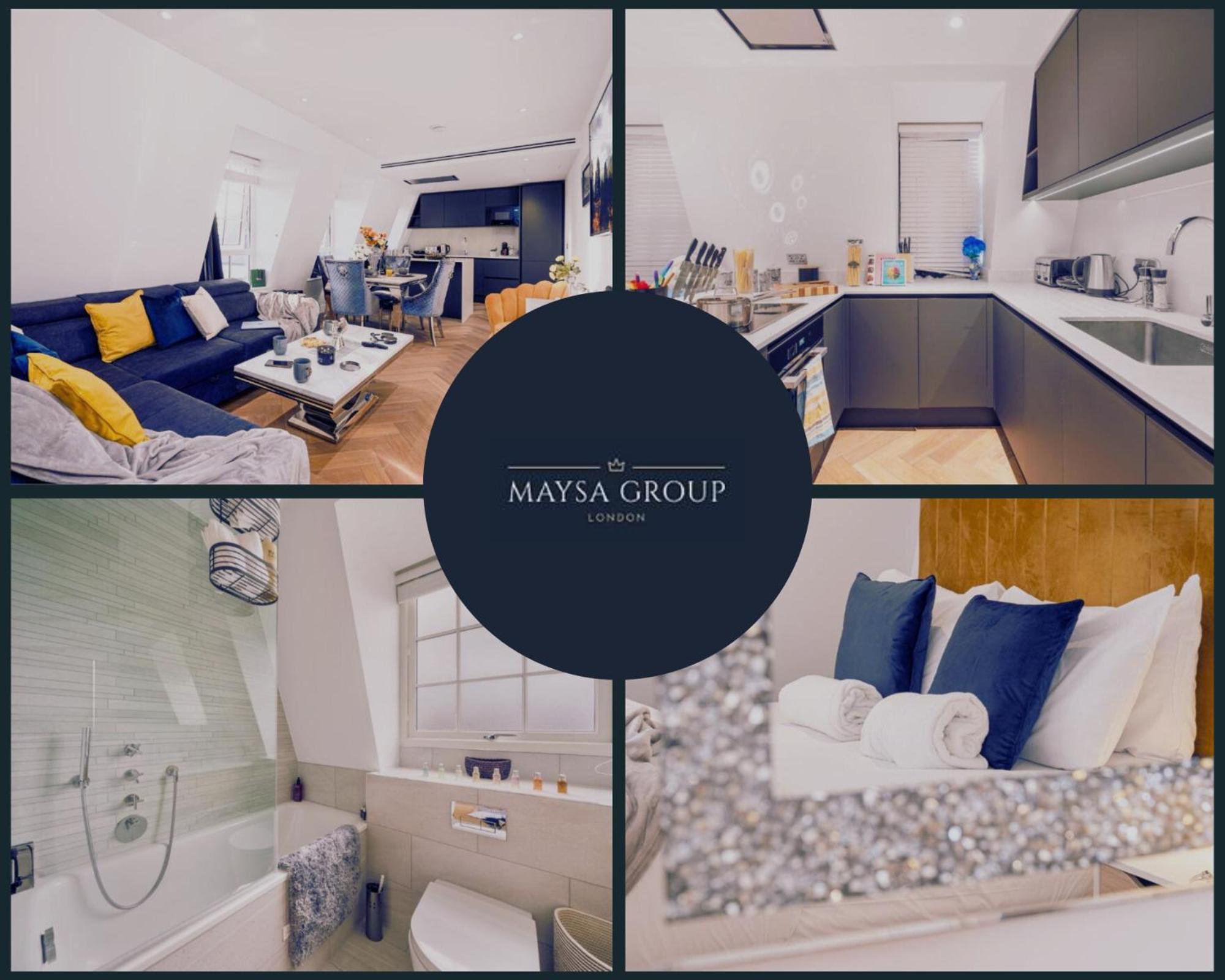 Stunning 1-Bedroom Penthouse In Marble Arch 72 London Eksteriør bilde